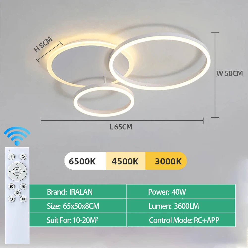 Noix Modern LED Ceiling Chandelier Lighting