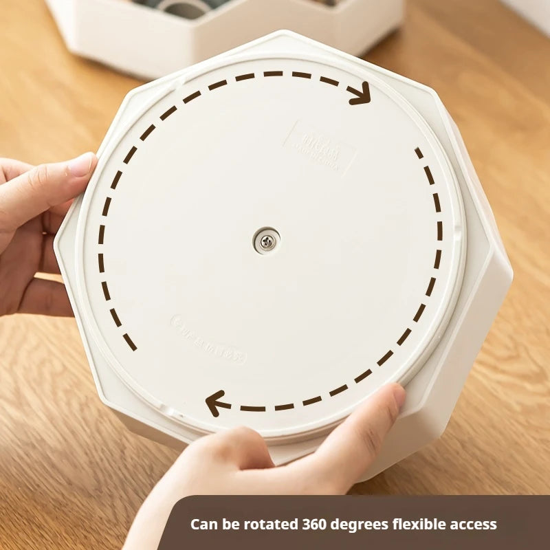 Large Capacity Rotating 360 Degree Pen Holder