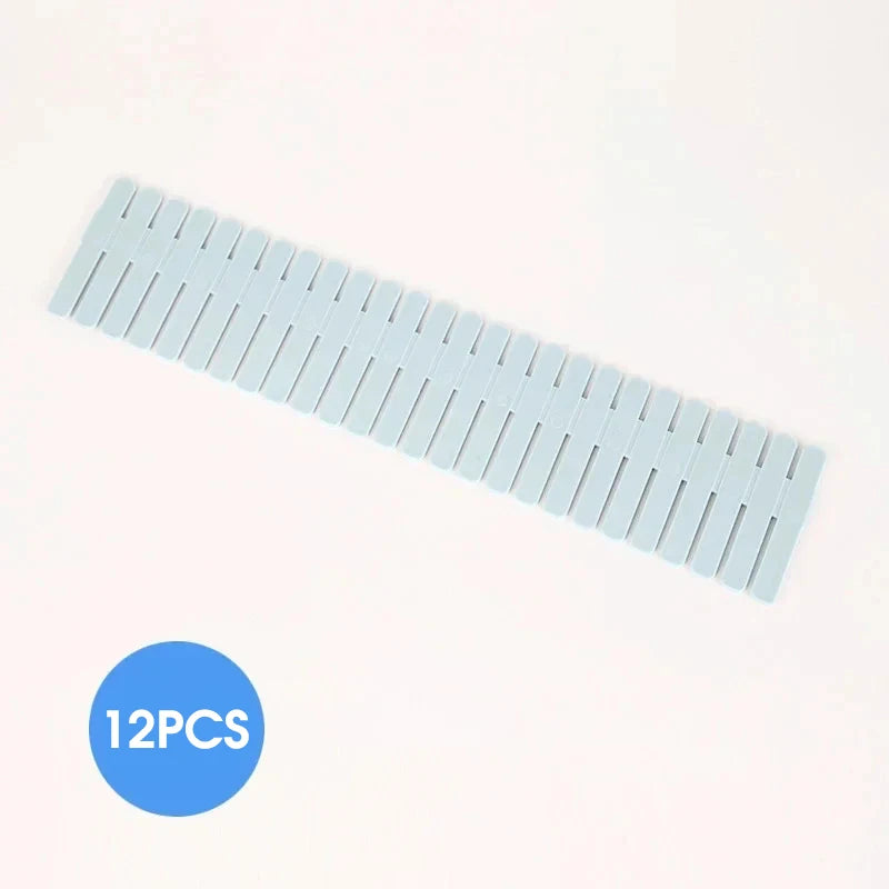 4/8 Pieces Adjustable Drawer Divider Partition Durable Storage Cosmetic Socks Underwear Drawer Clothes Organizer Cabinets
