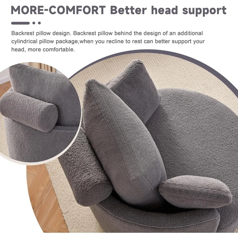 Swivel Accent Barrel Chair