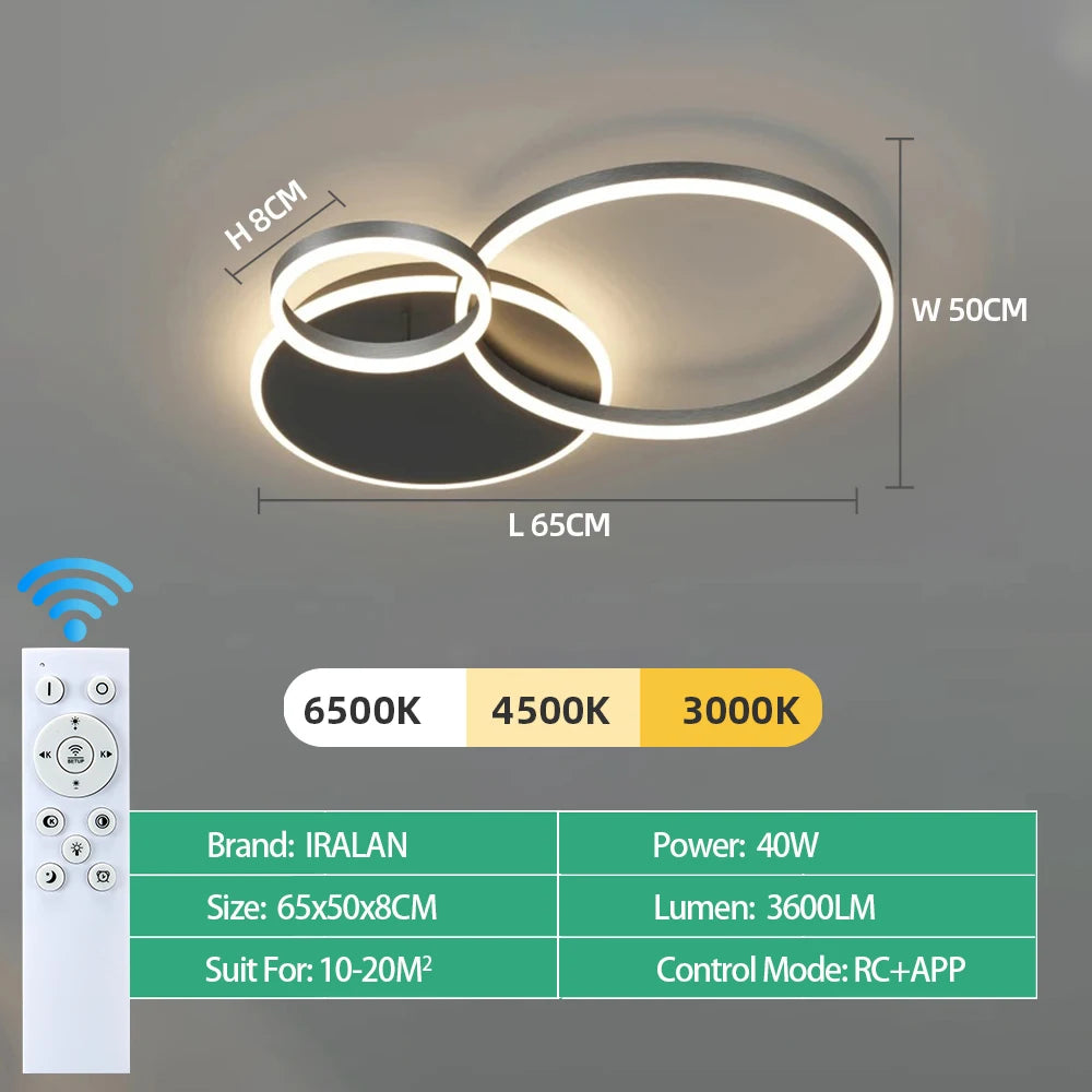 Noix Modern LED Ceiling Chandelier Lighting