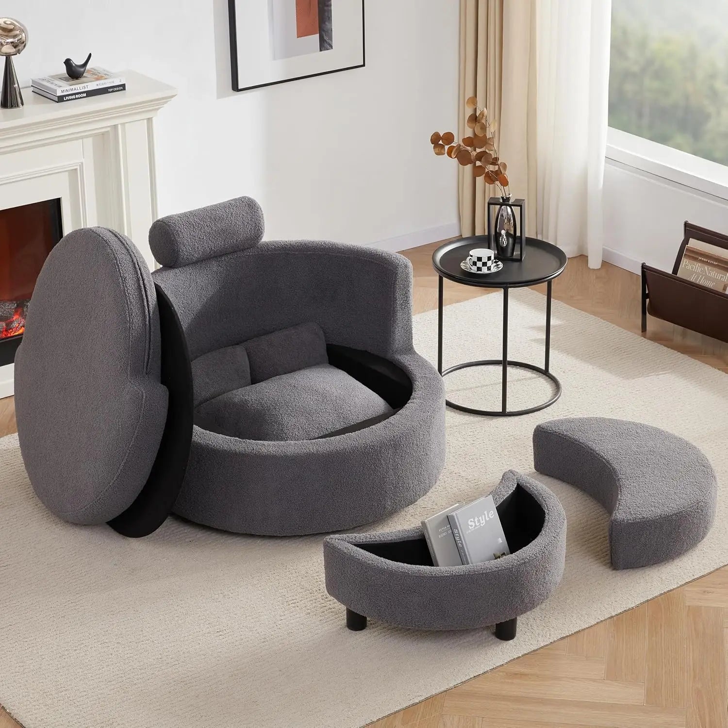 Swivel Accent Barrel Chair