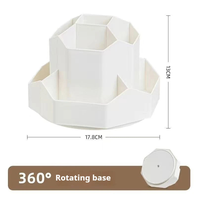 Large Capacity Rotating 360 Degree Pen Holder