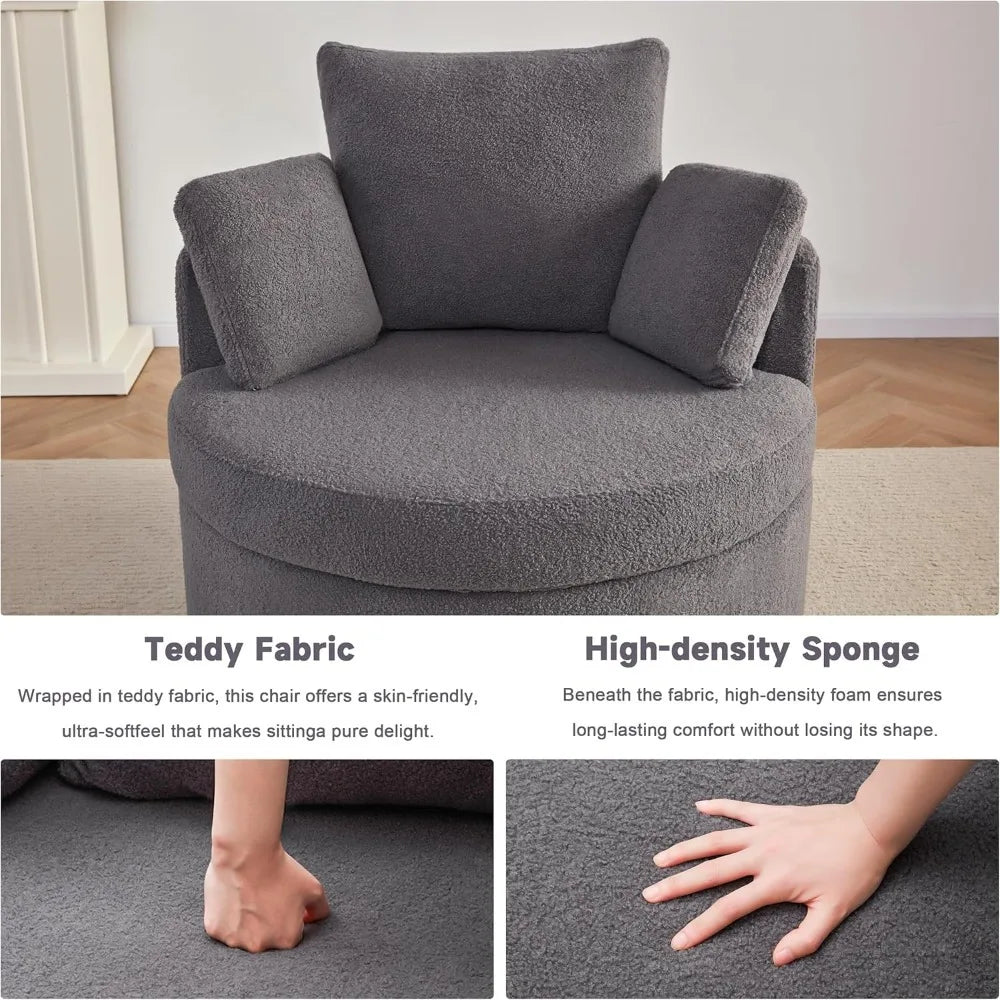 Swivel Accent Barrel Chair