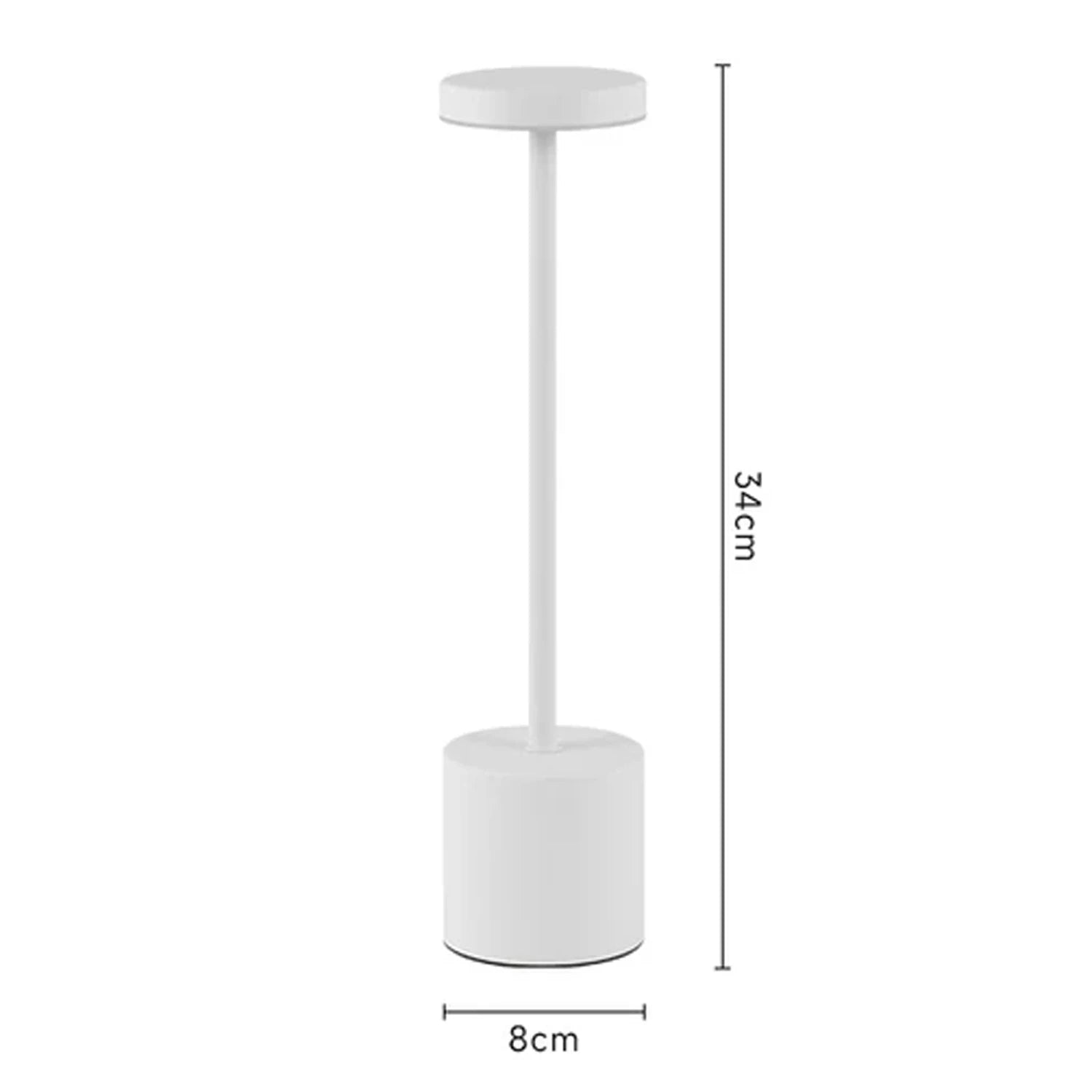 Modern USB Rechargeable LED Night Light Desk Lamps