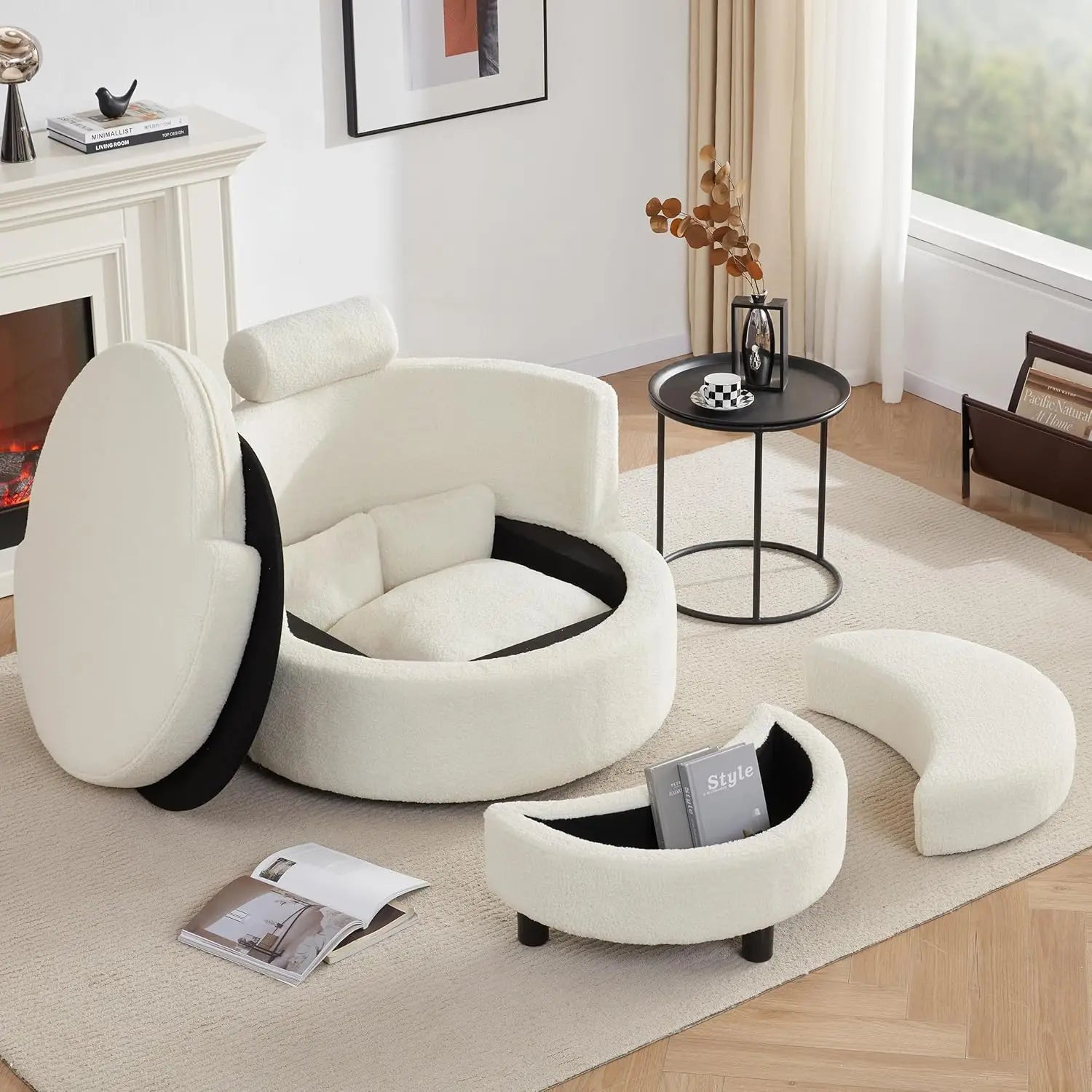 Swivel Accent Barrel Chair